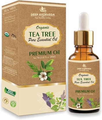Deep Ayurveda Tea Tree Pure Essential Oil (Melaleuca Alternifolia) | 20 ml