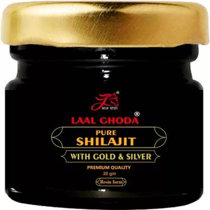 LAAL GHODA Himalayan shilajit liquid form, Pure Shilajit Resin 20 GM