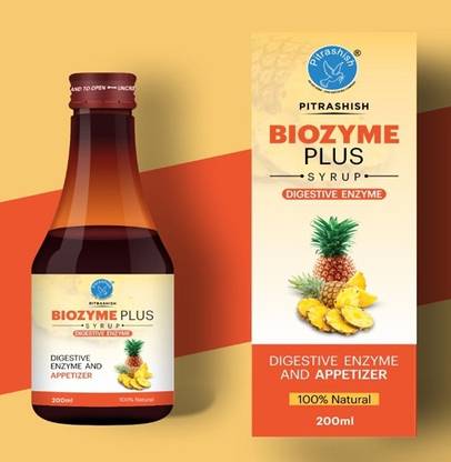 Pitrashish Biozyme Plus Syrup (Digestive enzyme)