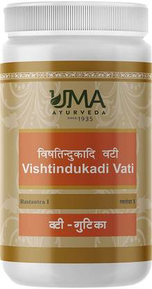 Uma Ayurveda Vishtindukadi Vati 1000 Tab Useful in Common Cold Deficiencies, Digestive Health