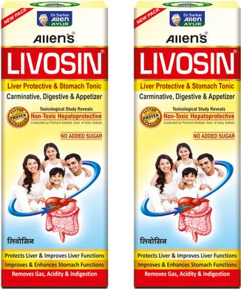 Allen's Livosin (450 ml * 2 packs) - Liver protective and stomach tonic