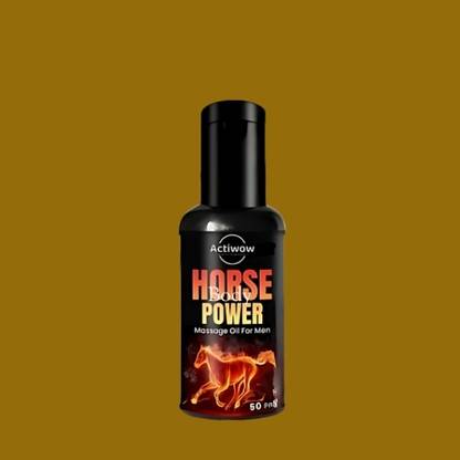 ACTIWOW Horse power Ayurvadic Massage Oil Horse power stamina booster for man_ men SJ