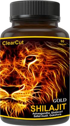 VqaraX ClearCut shilajit gold Power ayurvedic stamina Hammer capsule 60
