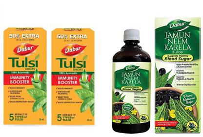 Dabur Tulsi and Jamun Neem Karela Juice