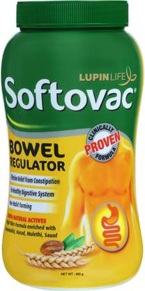 Softovac Bowel Regulator for Effective Relief from Constipation | 450 g