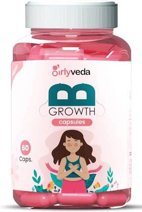 Girlyveda BGrowth For Women |Ayurvedic Support Skin Elasticity with Shatavari, Ashoka