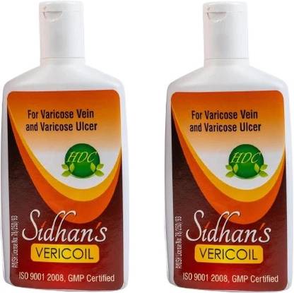 H D C Sidhan's VERICOIL Massage Oil For Varicose Vein, 100% Ayurvedic 100 ML