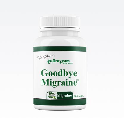 Dr.Satnam's Arogyam Ayurveda Good Bye Migraine Capsules Relief From Migraine & Head Ache | 60 Capsules