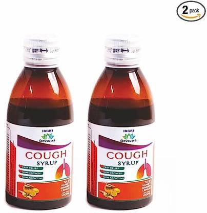 Jagat Devsutra Ayurvedic Cough Syrup, Goodness of Tulsi, Honey, Ginger, Lemon