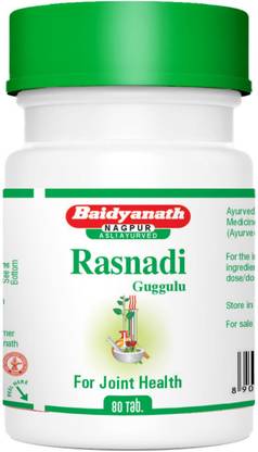 Baidyanath Rasnadi Guggulu 80 Tablets - Joints & Muscle Pain Relief Tablet