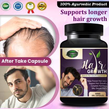 Sabates Hair Growth Capsules | Hair Capsules Reduce Damage No Hair Fall Problem