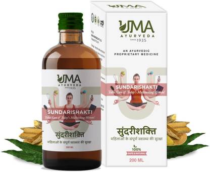 Uma Ayurveda Sundarishakti Ayurvedic Tonic for Women | Syrup for Irregular Periods Pain 200ml