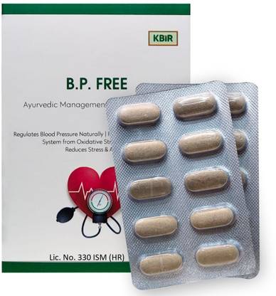 KBIR WELLNESS High BP-CONTROL Capsule 100% NATURAL Blood Pressure Support Tablets