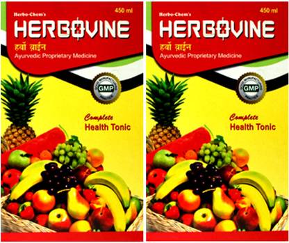 HERBOVINE COMPLETE HEALTH TONIC 450ML X 2