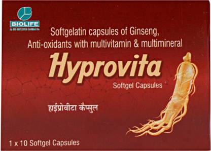BIOLIFE Hyprovita Softgel Multivitamin Capsules (1 x 10) Strip