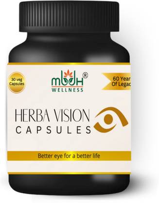 MBDHWELLNESS HERBA VISION CAPSULES: Increase healthy blood flow and oxygen to the eye.