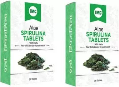 IMC Aloe Spirulina Tablets Pack of 2