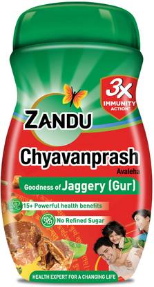 ZANDU Chyavanprash Avaleha Jaggery (Gur) | Immunity Booster Chyawanprash |
