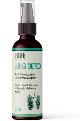 INLIFE Lung Detox Ayurvedic Essential Oils Blend, Breathe Easy Respiratory