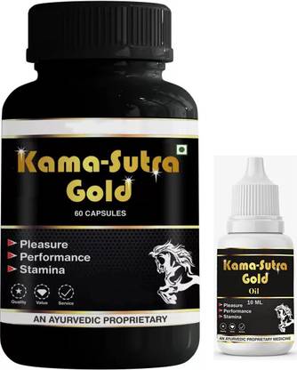 Aayatouch SDF Kama Sutra Gold Oil With Capsule Combo FHDHD