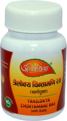 agnivesh TRAILOKYA CHINTAMANI RAS (WITH GOLD)
