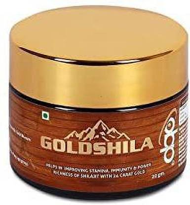 Ocean Biocare Pharmaceuticals Goldshila Shilajit with Gold Helps in Improving Stamina Immunity Power