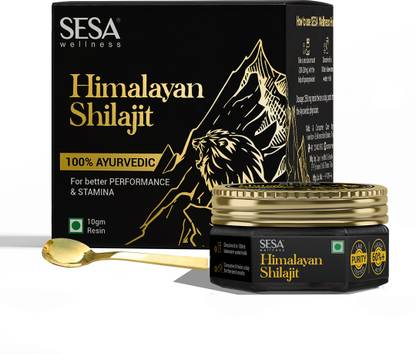 SESA Ayurvedic Pure Himalayan Shilajit Resin Boost Stamina, Immunity, Power & Energy