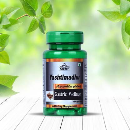 CIPZER Yashtimadhu Capsule| Relief Acidity and gas problem solution - (30 caps)