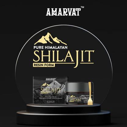 Amarvat Shilajit Resin (20gm) with fulvic acid for strength, stamina & immunity