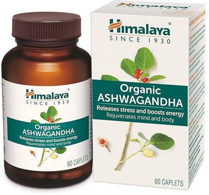 HIMALAYA Organic Ashwagandha Pack of 60