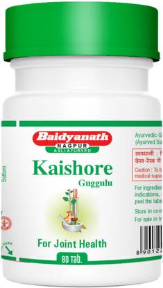 Baidyanath Kaishore Guggulu 80 Tablets