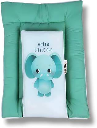 GADGETGRID Soft Baby Nest Bed with Cute Elephant Print Cotton Soft, Cushioned Structure