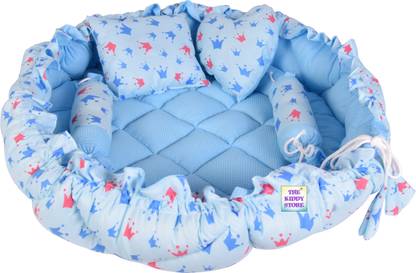 The Kiddystore Baby Reversible Nest Bedding Set|Baby Bed (0-6 Months) Reversible Crib