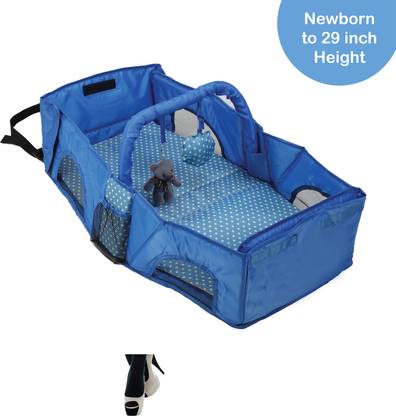 LuvLap Baby Nest Travel Bed Convertible Travel Bed