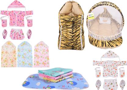 Kwitchy New Born Baby Care Essential Bedding Set Combo standard Crib