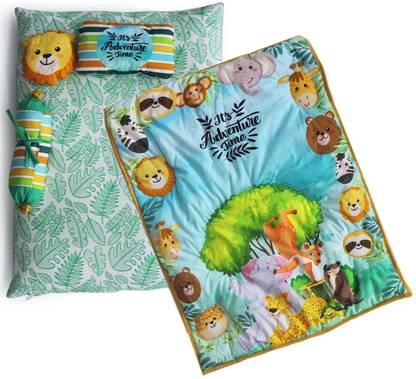 Kradyl Kroft 6 Pc Bedding Set for Infants, QuiltSide Pillows, Head Pillow (Adventure Time) Standard Crib