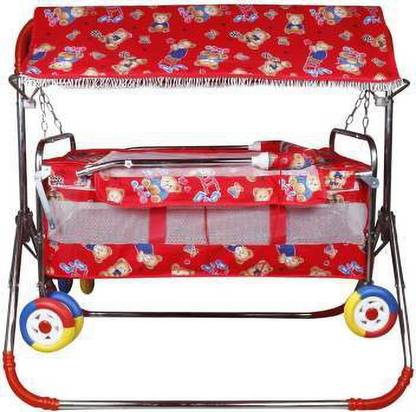 Smiley Bell WALKER WITH BABY BED AND MOSQUITO NET BABY BED BABY BED JHULA SWING