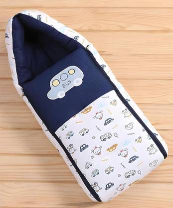 Kalayan Baby Sleeping Bag 3in1 Cotton Comfortable For New Born Baby Carry Bag 0-12 Month Sleeping Bag
