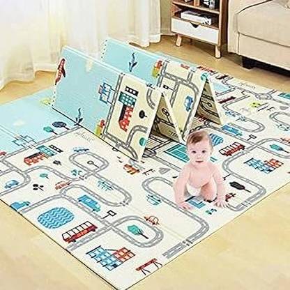 Kovea PP (Polypropylene) Baby Play Mat (White, Large) BABY MET SELF DESIGN