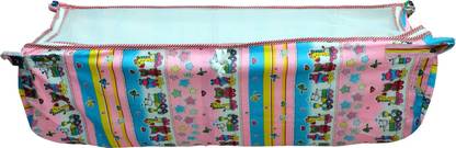 Super Ajanta Soft Cloth Swing New Born Baby Cradle/Ghodiyu Hammock In Cool Cotton With Net Standard Cartoon