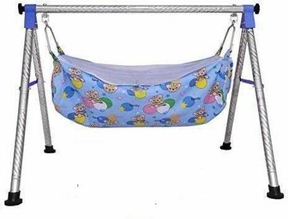 A to Z Hub Baby Cradle N Swing Ghodiyu with Hammock for New Born Infants