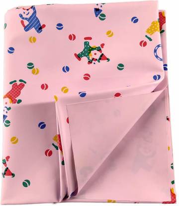 ALERTMED Rubber sheet for baby urine protection washable waterproof ( 1mtr.) Multicolored Printed