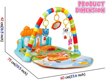 Kohinoor creation Baby Play Gym Mat And Play Piano for Kids 0-2 Years Lights & Music Activity Toys