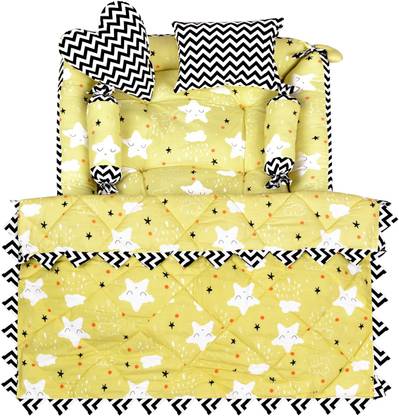 RADHE ENTERPRISE Cotton Baby Bed Sized Bedding Set