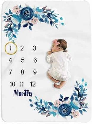 GRISHU COLLECTION BLUE FLOWER PRINT PRINTED