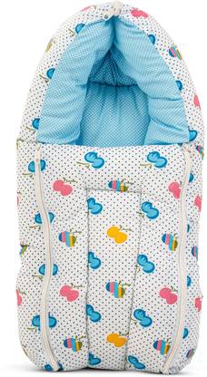 baybee Boy's And Girl's Sleeping Cum Carry Bag Printed (Blue, 0-36 Months) Cum Carry Bag Crib Bedding