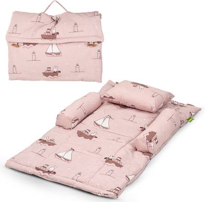 baybee Portable Cotton Baby Bedding Set for New Born Babies with Cushion Pillow Carry Bed Crib Bedding