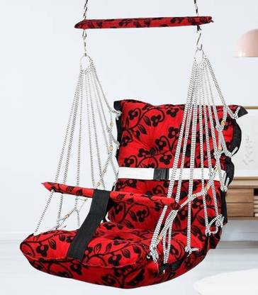 RITKRU REDS BABY BOY CHILD PLAYING SWING CHAIR PACK OF 1 Swings SMALL  (Fabric, Red)