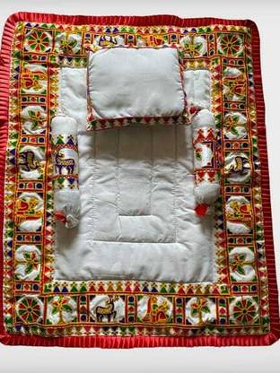 welcron creation SOFT WOOL WORK BABY MAT HARAN MATKA BABY MAT HARAN MATKA