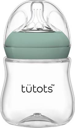 tütots Comfort Anti-Colic Wide Neck BPA Free Baby Bottle with Spiral Nipple - 150 ml